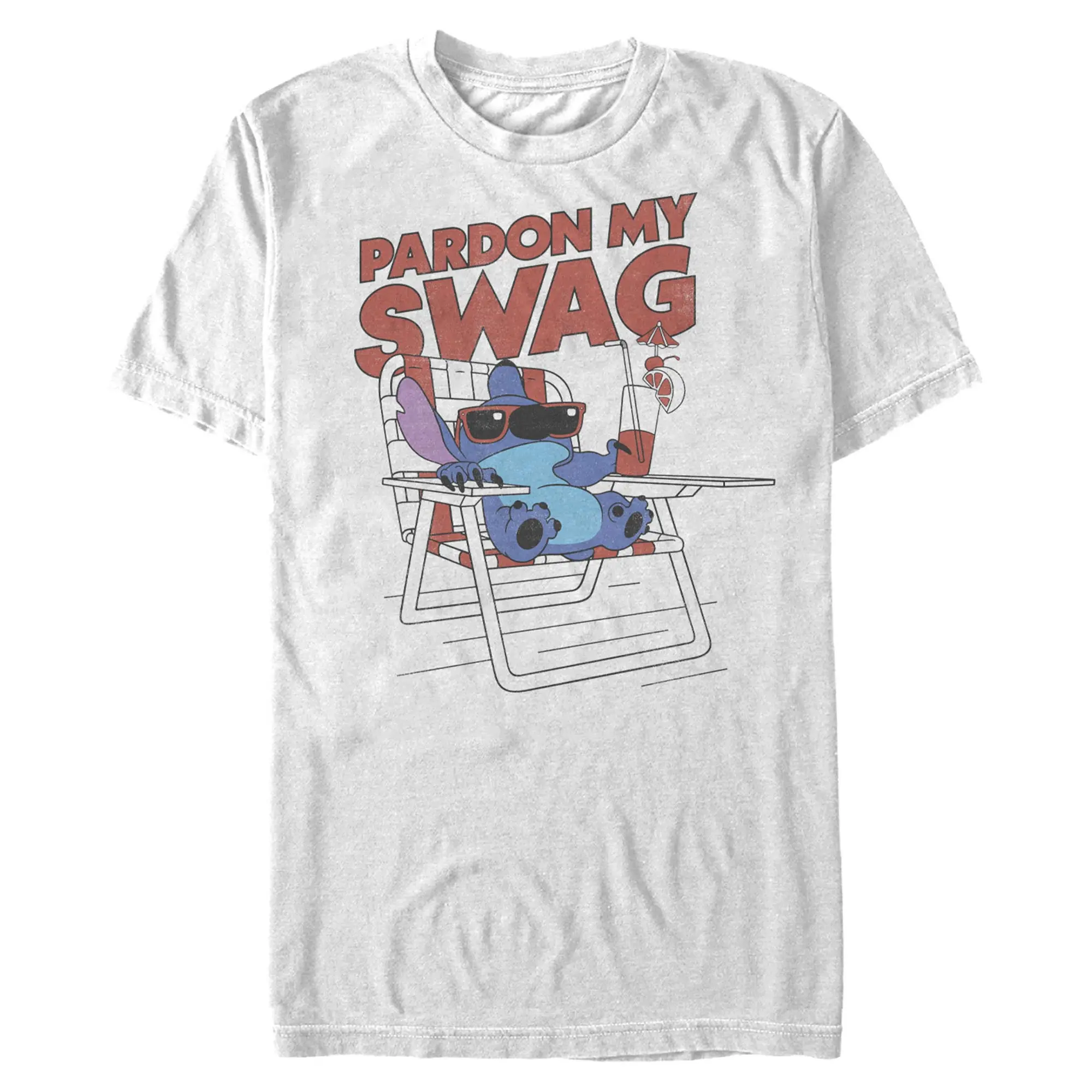 Mens Lilo & Stitch Pardon My Swag Stitch T Shirt