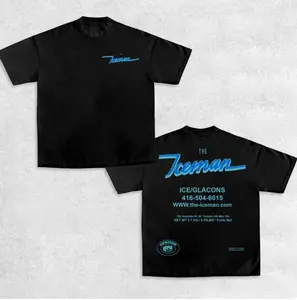 THE ICEMAN Drake Vintage Tee Unisex Rap Shirt Music Fans Gift for Him Her Y2K Women Men Graphic Tee Black Casual Short Sleeve Crew Neck Summer Concerts