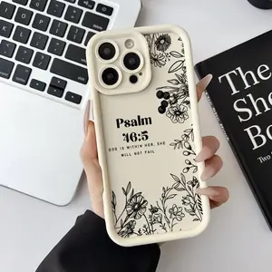 Softcase for iPhone 17 16 E Pro Max 15 Plus 14 13 12 11 XS XR God Within Her Shockproof Silicone Lightweight Anti-Scratch Cover