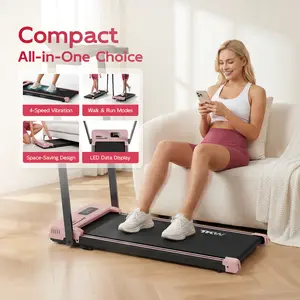 TKW 3-in-1 Walking Vibration pad, Lightweight UnderDeskWalking pad Treadmill, 220-300lbs Weight Capacity,Low-Noise Motor Walking Pad,withHandle, Remote Control & Wheels for Easy mobility, LEDDisplay Training Equipment Home Gym Equipment