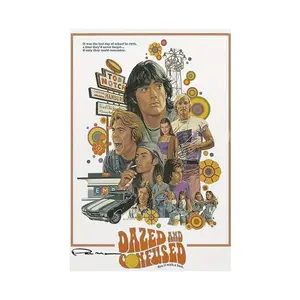 NO FRAME INCLUDE - Vintage Poster Dazed And Confused Movie Classic Art Print Home Hanging Decoration Wall Art Poster Decor Gifts For Fans