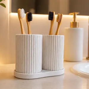 Multi-Functional Toothbrush Holder 3D printed