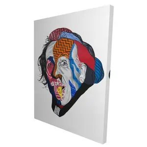 360 Stand 36x48 in. Abstract Geometric Artistic Print - 360-Degree Rotatable Stand Home Decor, Wall Decoration Artwork for Living Spaces, Wall-Mounted Wall Arts, Room Decor