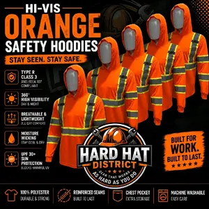 ST908 5pc Reflective shirt with hood