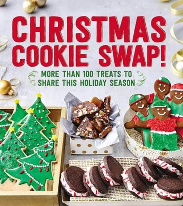 Used Christmas Cookie Swap! Paperback Book - 100+ Baked Sweet Food Treats, 120 Perennial Favorites, Creative Packaging Suggestions for Holiday Sharing by Oxmoor House (English)