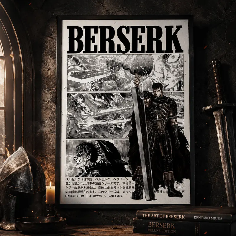 berserk poster - TikTok Shop