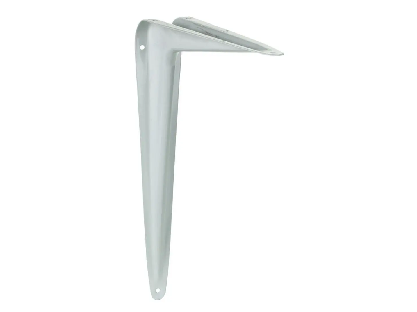 Hampton 5294210 Wall Mount Shelf Support Bracket for Shelves - 10 in., 18 Gauge White Steel, 100 lbs Capacity, Fits Dimensional Lumber, No Overhang, 11.295 in., Pack of 10
