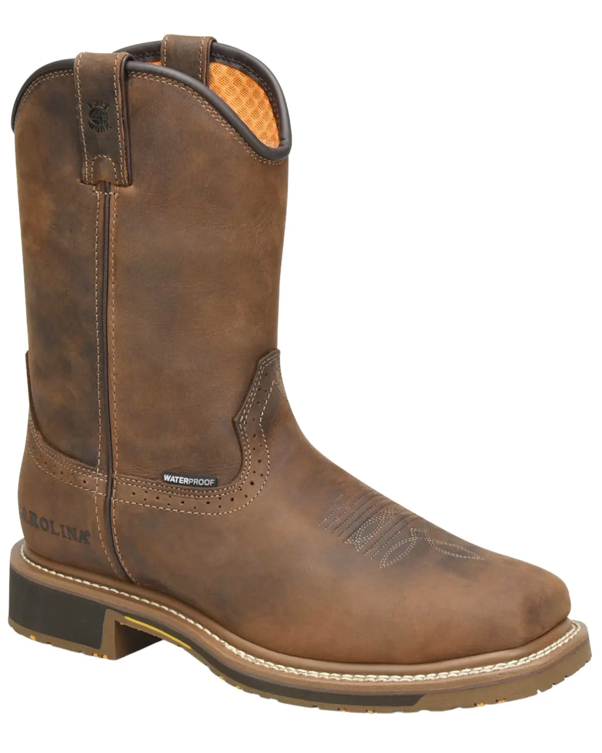 Carolina Men's Men'S Anchor Waterproof Western Work Boot Soft Toe - Ca8036