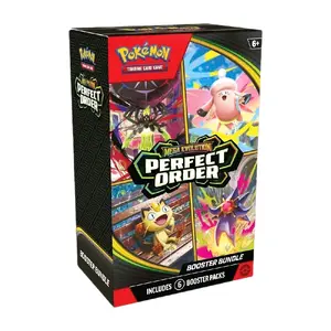 Pokémon TCG: Mega Evolution-Perfect Order Booster Bundle (6 Packs) TCG packs