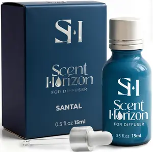 Hotel Collection Diffuser Oil, Santal No.33 | 0.5 Fl oz (15 ml), Scent Hotel Diffuser Oil for Ultrasonic Diffuser and Waterless Diffuser, Luxury Highly Concentrated Fragrance Oil