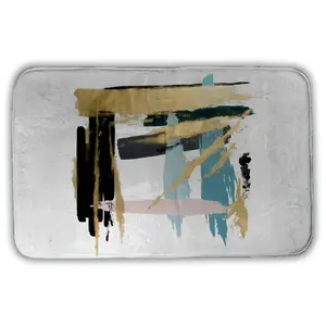 Begin Home Decor 5930-3421-AB114 21 x 34 in. Pastel Stroke - Modern Bedroom Bath Mat for Home Decor