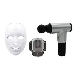 Total Wellness Recovery Bundle – Massage Gun, Red Light Therapy Mask & Hot/Cold Therapy Cube