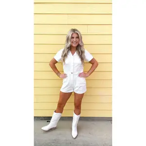 Jessie Crystal Fringe Romper