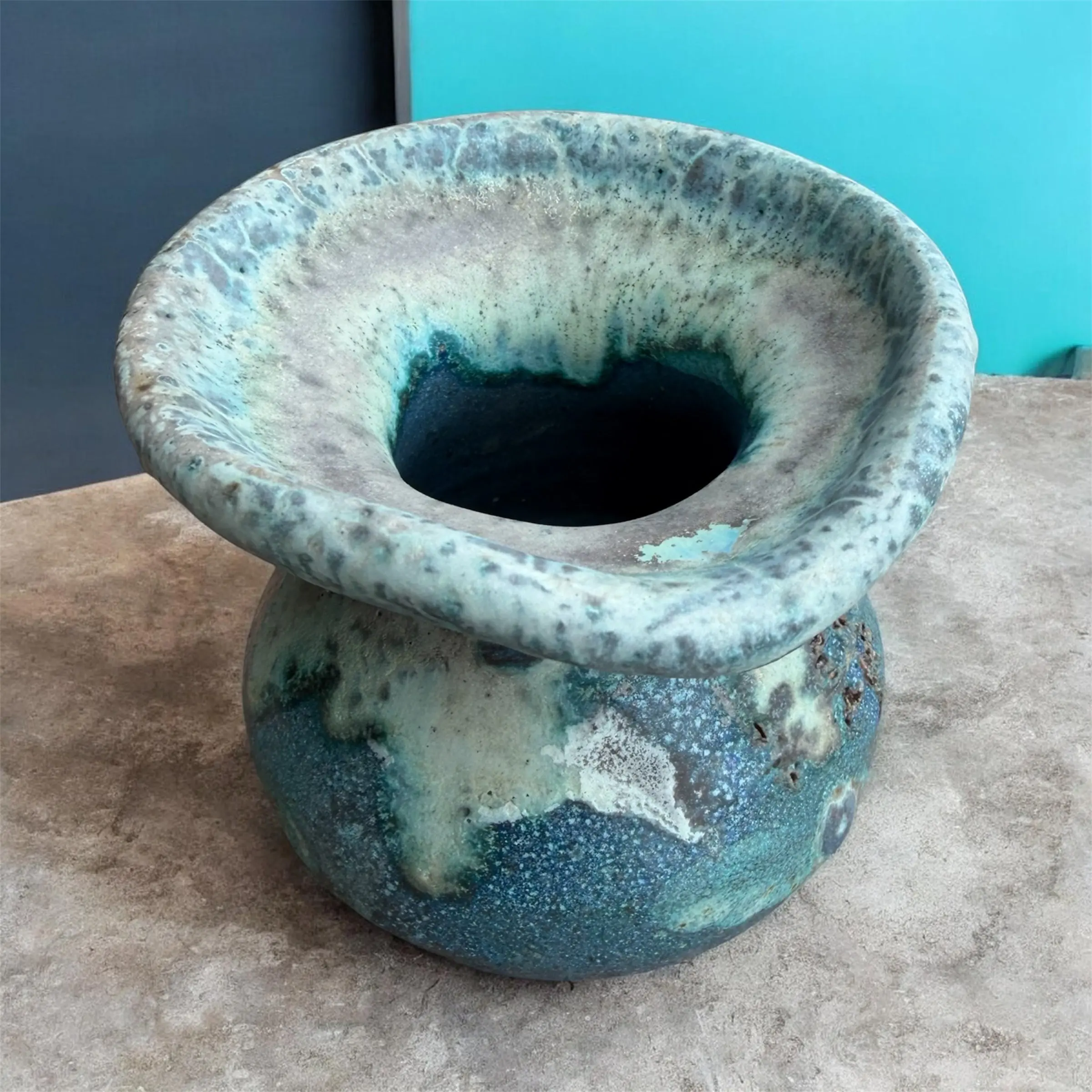 Unique Turquois Vase