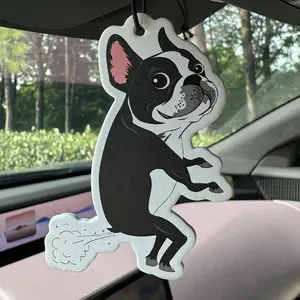 Boston Terrier Car Air Freshener, Car Aroma Diffuser, Car Aromatherapy, Car Fragrance, Funny Dog Quotes, Ice Cube Design, Japanese Cartoon Anime Rearview Mirror Hanging Ornament, Car Accessory