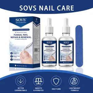 [BUY 1 GET 1 FREE] SOVS New Version 30ml Nail Repair Serum with Precision Dropper | Gentle Daily Nail Renewal Liquid | Lightweight Botanical Formula for Fingernails & Toenails | Toenail Care at Home for Healthier-Looking Nails