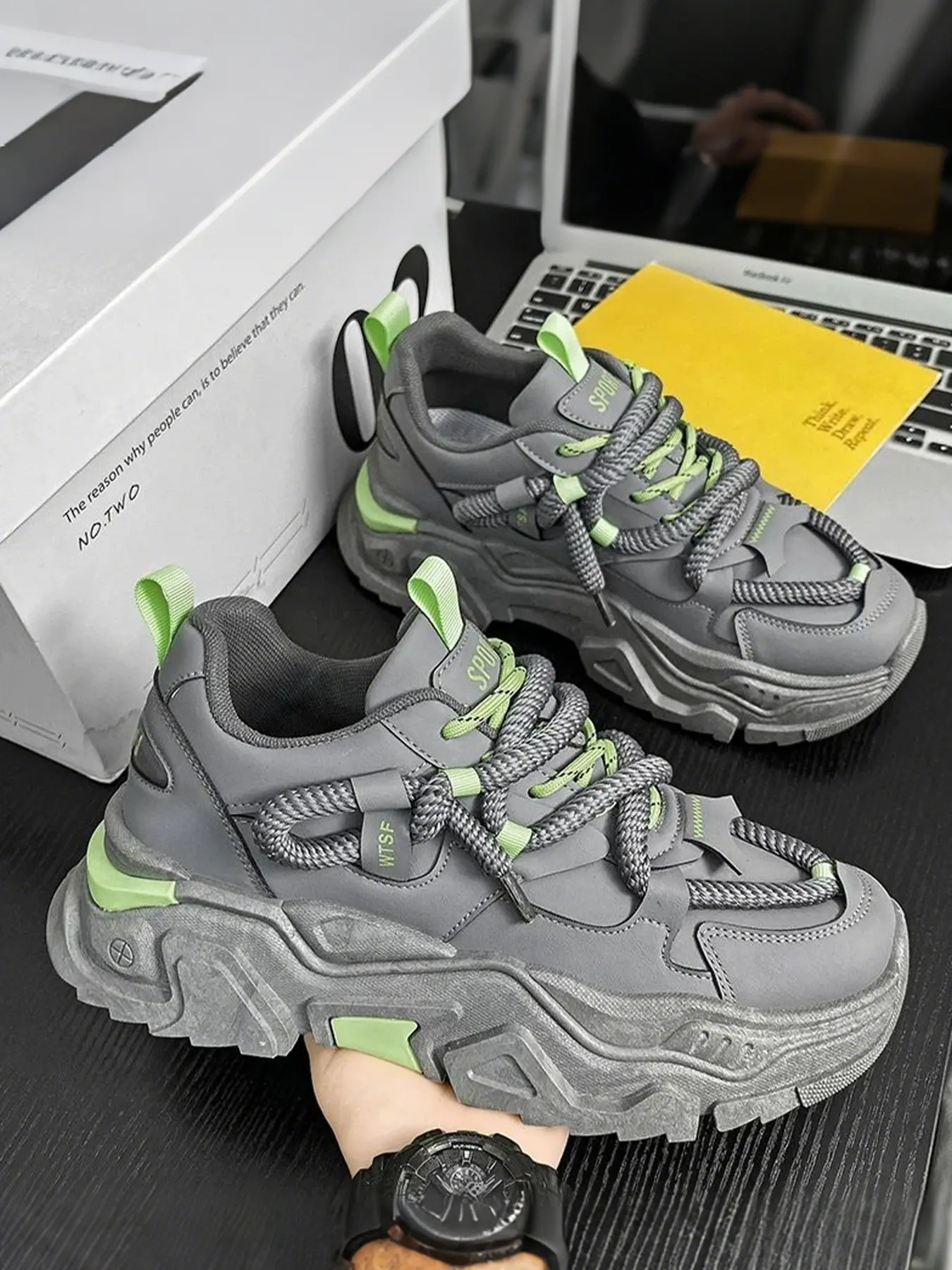 Men's Breathable Height Increasing Sports Shoes, Comfortable Versatile Casual Shoes, Fashion Trendy Dad Shoes for Daily Wear, Athletic Casual Sneakers, Casual Sporty Sneakers, All Seasons Sneakers