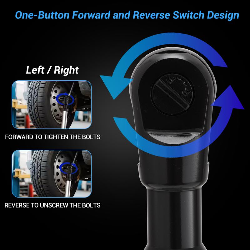 Dazone 1/2" Offset Extension Wrench Impact for Electric Drill with 3/8" & 1/4" Adapters set, Impact Ratchet Extender for Tight Spaces