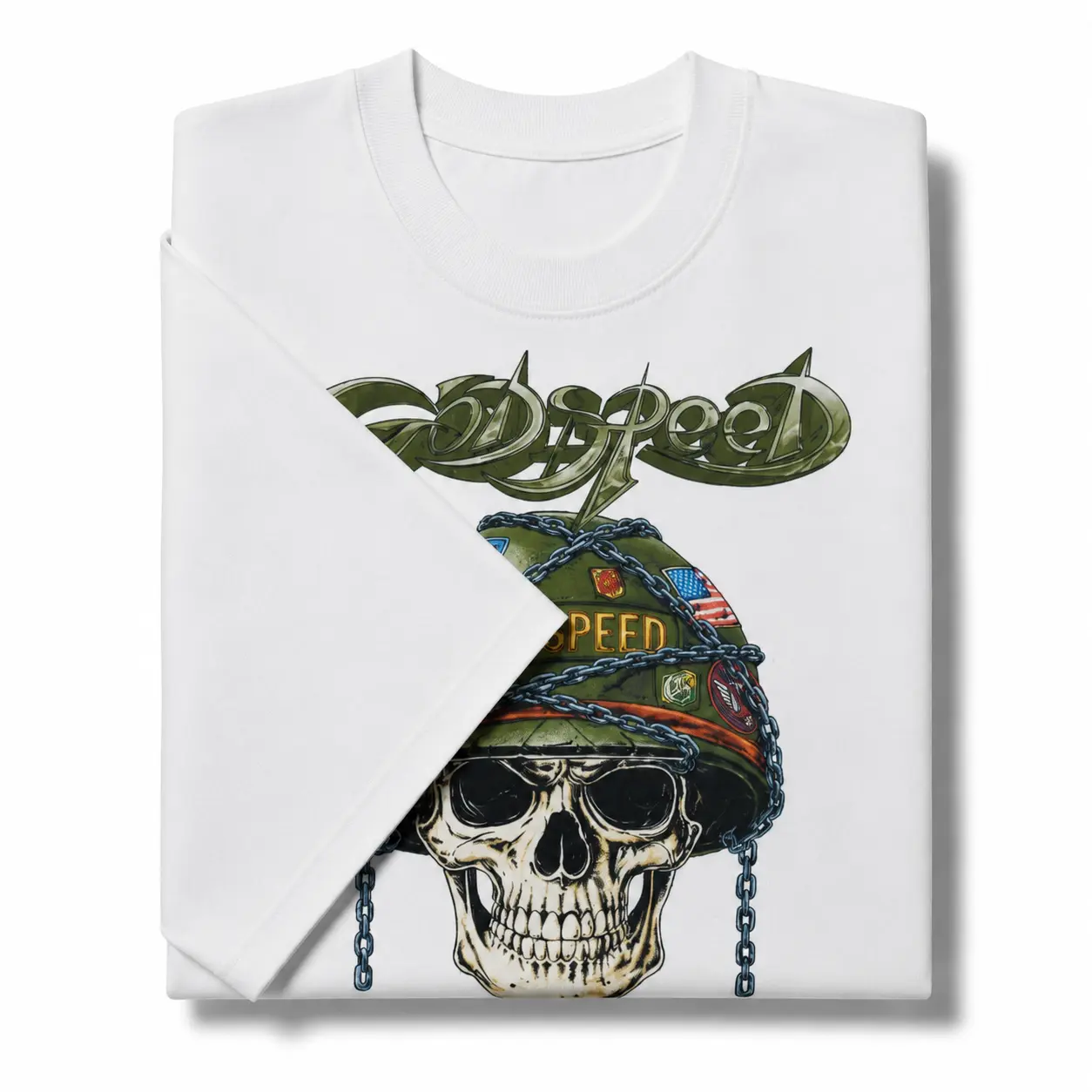 Hypebeast Style Graphic Tee Unisex Heavyweight Streetwear Oversized Fashion Shirt