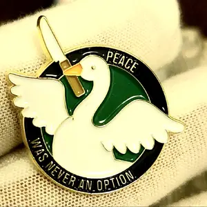 funny goose pin