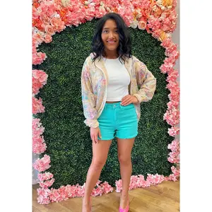 Judy Blue Aqua Shorts