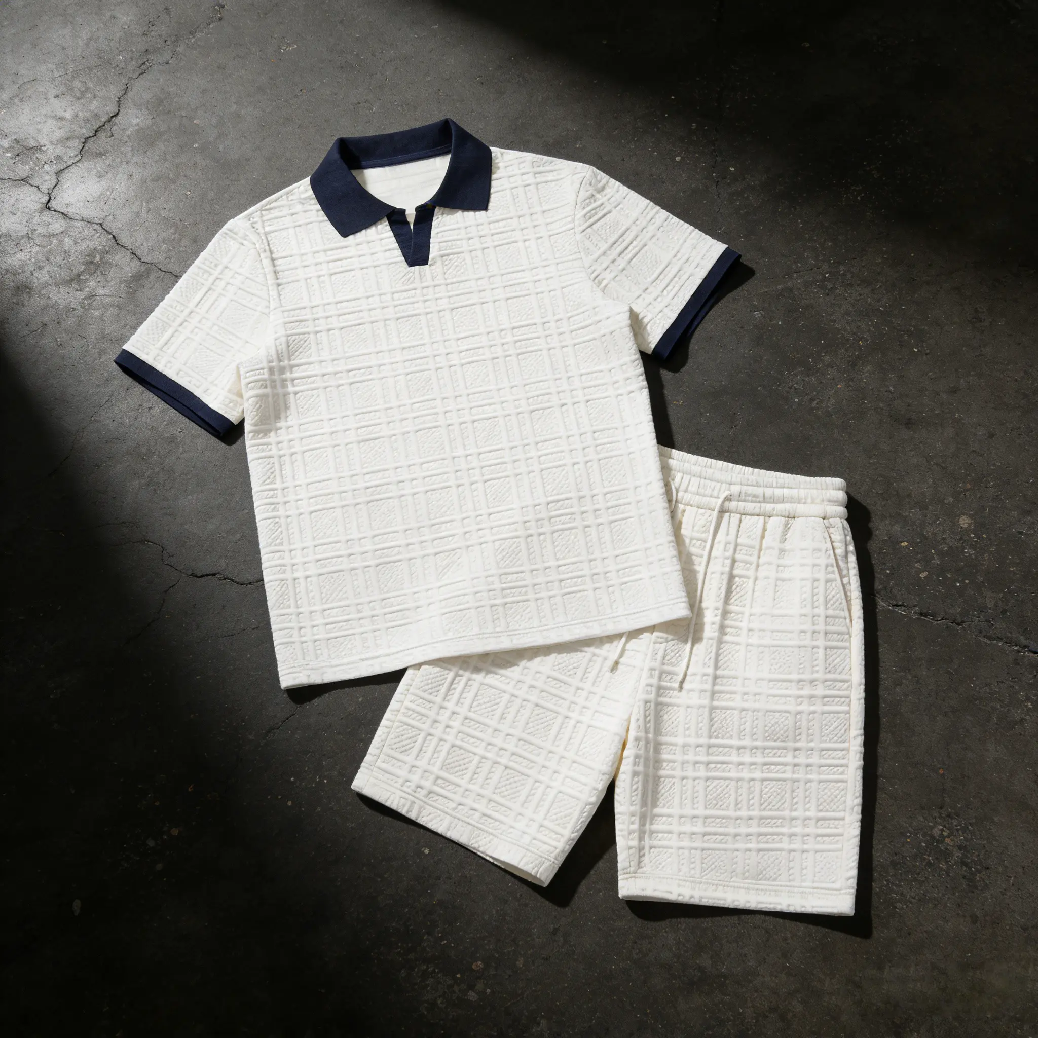 short-sleeved suit,  Smooth Comfortable Breathable Summer Shorts, Casual Street Athleisure Everyday Shorts for