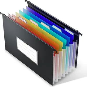 High Capacity A4 Paper Organizer PP Waterproof Hanging Folder Office Supplies for Office Meeting Contract Document Storage