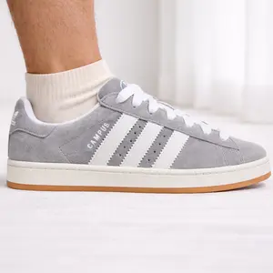 Adidas Originals Men's Campus 00s Sneakers, Light Grey, HQ8707 (No Box)
