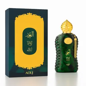 TAJ Unisex Perfume by AOUJ – Premium 100ml Arabic Fragrance – Raspberry, Incense & Bulgarian Rose – Long-Lasting Eau de Parfum – Elegant Gift for Men & Women – Fruity Floral Oriental Scent