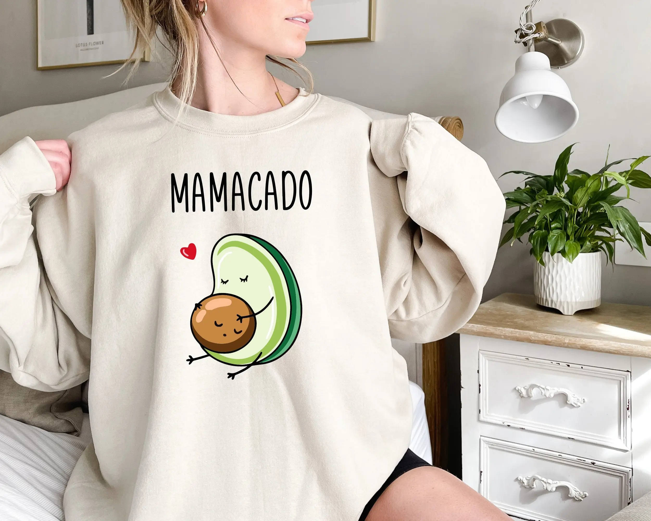 Mamacado Sweatshirt and T-Shirt, Baby Announcement Shirt, New Mom Gift, Pregnancy Reveal Shirt, Maternity Shirts, Baby Shower Gift