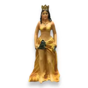 Oshun Orisha 5.5" Resin Figurine for Altars and Spiritual Spaces Religious Decor
