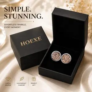 Rosé Bloom Long Drop Earrings for Women, Elegant Floral Dangle Earrings with Gift Box, Lightweight Alloy Statement Jewelry for Daily Wear, Parties and Special Occasions