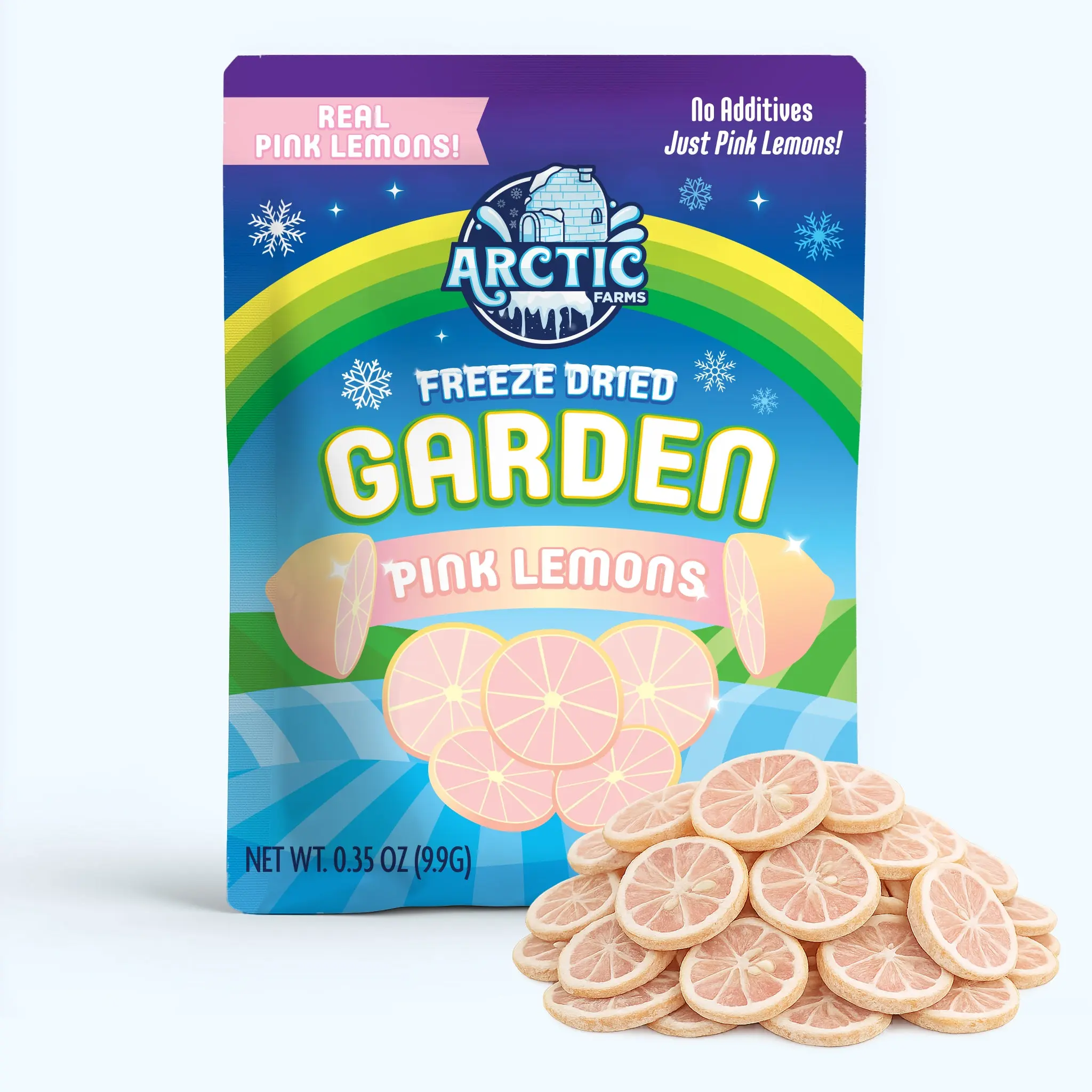 Freeze Dried Pink Lemon Slices Freeze Dried Pink Lemon Slices