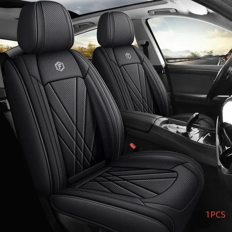 High-Quality Leather Car Seat Covers, Comfortable and Durable, All-Season Dustproof, Universal Fit, Automotive Interior Accessories, Auto Seat Protectors, Sedan Seat Cover