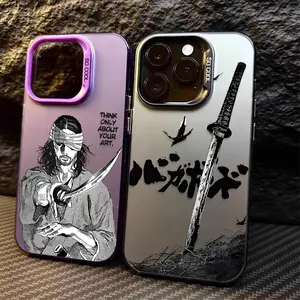 Japanese Comics Vagabond Samurai Anime Smartphone Cover, Colorful Protective Case with Resistance for iPhone 17,16,15,14,13,12,11,Air,Pro,Max,Plus Mobile Phone Accessories