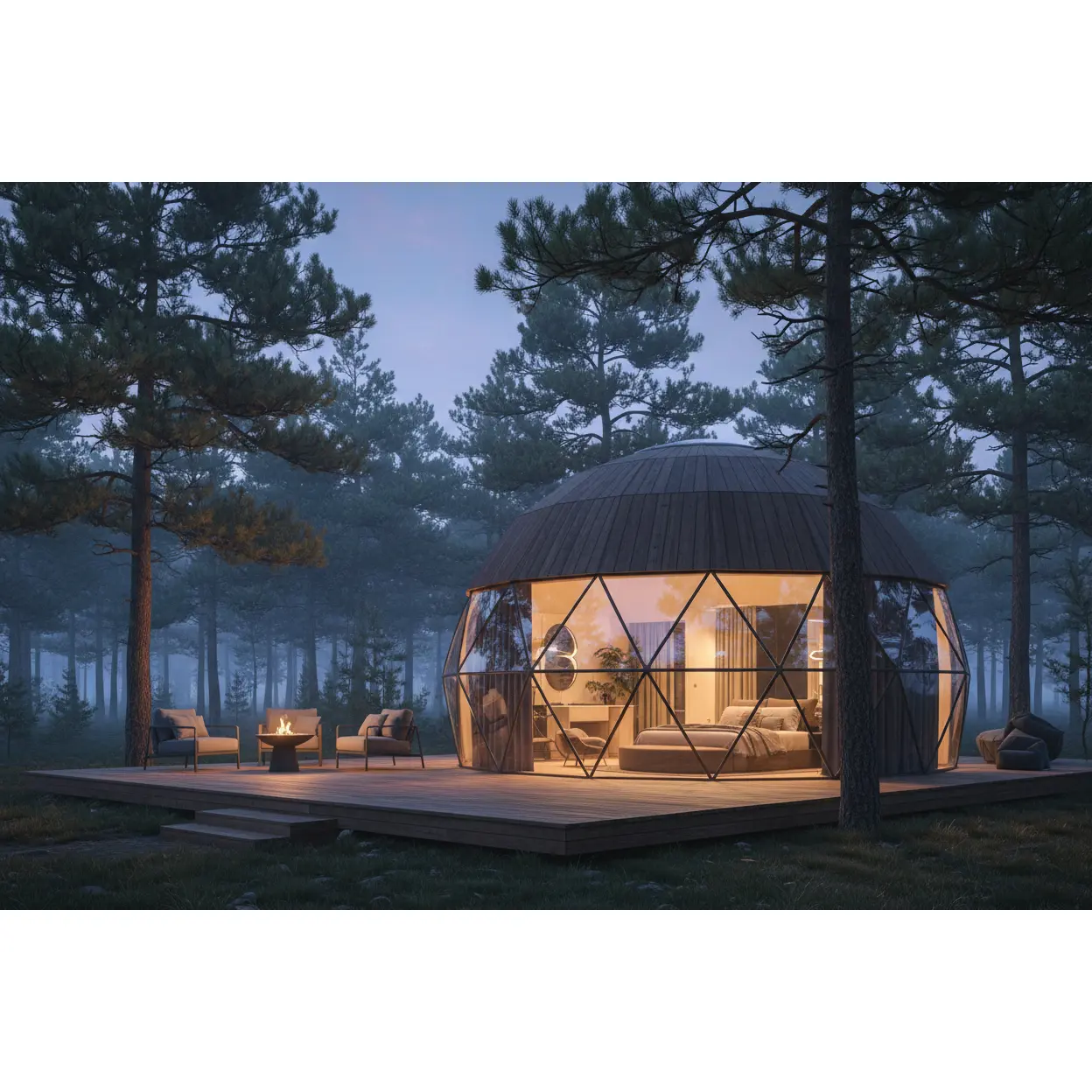 Glamping Dome House – Luxury Outdoor Dome Shelter