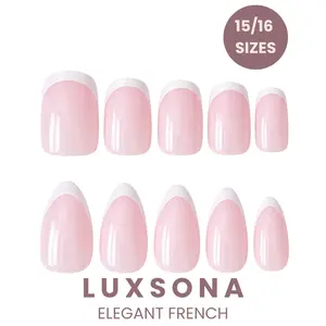Elegant French - Micro French Tip Press-On Nails