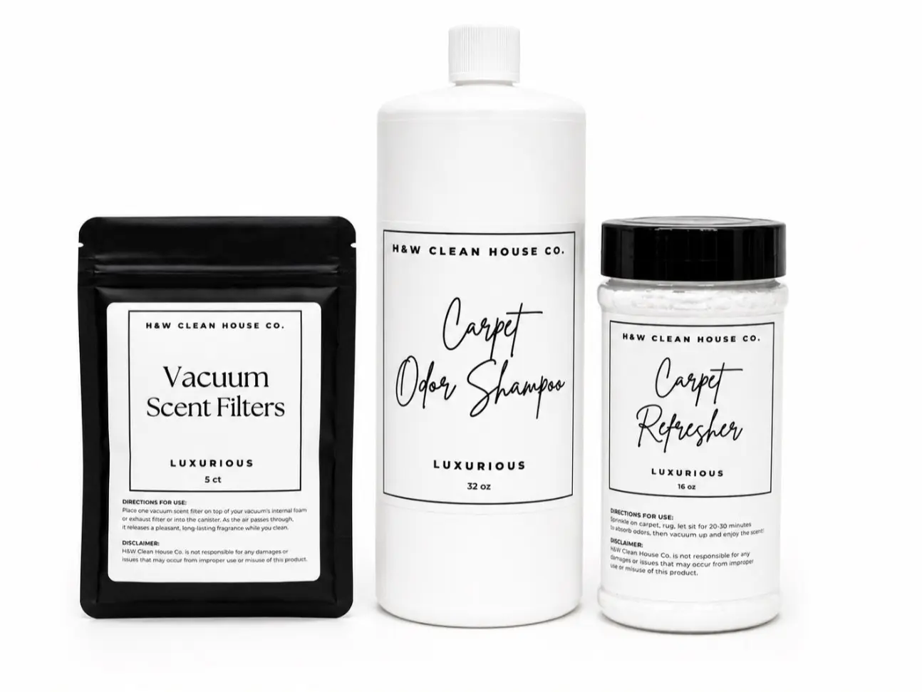 Household Carpet Refresher Essential Bundle - Burst of Luxurious Floral Fragranced Cleaning Solution with Odor Control for Area Rug Home Care Supplies