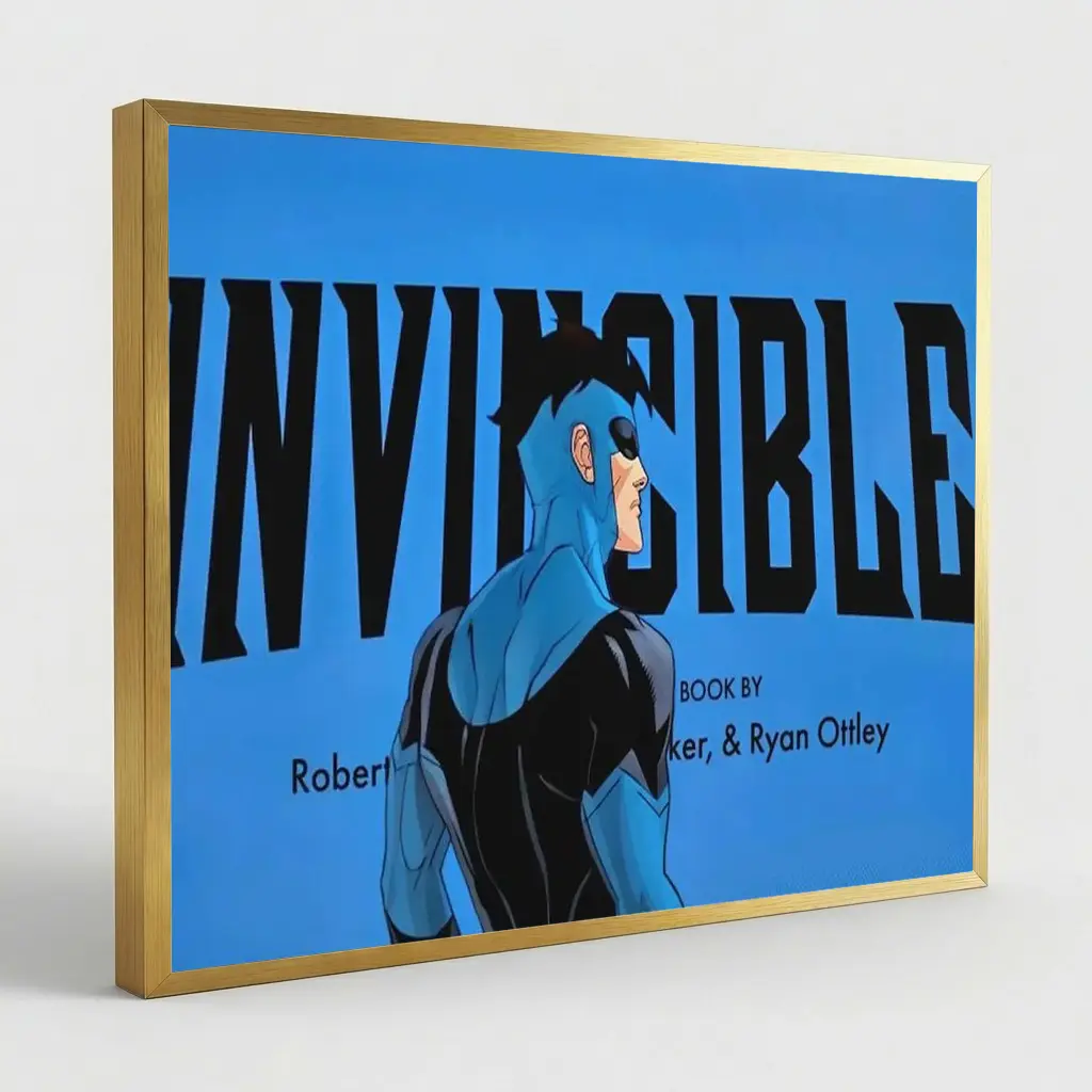 Style-7 Golden Metal Frame