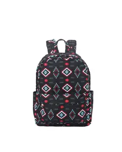 Western Aztec Pattern Black Kids Backpack