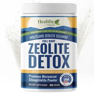 Healthy by Nature HolyLand Zeolite Cleanse - Zeolite Detox Powder 400 Gram - Full Body, Liver, and Colon Detox