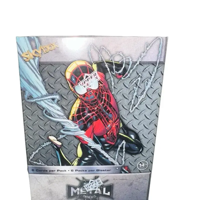 Upper Deck Marvel Metal Universe Trading Card Blaster Box 2022 - 6 Cards per Pack 6 Packs per Box - Spider-Man Design
