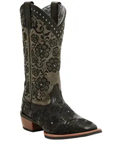 Laredo Women's Flora Performance Western Boot Broad Square Toe - 20019