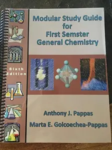 USED-Modular Study Guide for First Semester General Chemistry by Anthony J. Pappas (Paperback)
