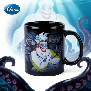 Disney Villains Officially Licensed Maleficent Ceramic Coffee Mug Ursula Character Mugs Collectible Ceramics Pottery Novelty Tea Cup Office Desk Mug Design Drinkware Kitchen Essentials 1Pc Disney Princess