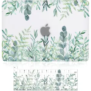 Case for MacBook Pro 16 inch (A2141, 2020 2019 Release),  Effect Matte Clear See Through Hard Cover & Keyboard Cover Compatible  Pro 16 inch with Touch Bar and Touch ID - Green