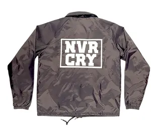 Nvrcry windbreaker classic coach charcoal  button up