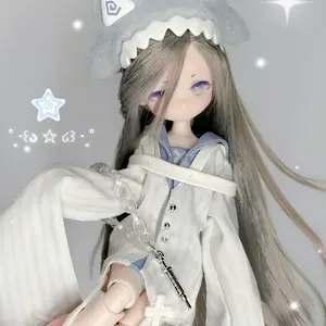 Cute Bjd Doll Blind Box Set, 4 Regular Models + 2 Hidden Editions, Collectible Action Figures, Fun Surprise Toys for Enthusiasts