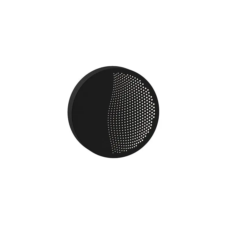 Dotwave Small Round LED Sconce with Gradient Pinholes for Glare-Free Illumination