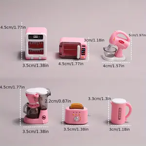 1 Set of Fun Miniature Kitchen Baking Props, Scene Miniature Kitchen, Suitable for Scene Setup, DIY Miniature Scene Accessories, Home Desktop Decoration. Requires Manual DIY Assembly
